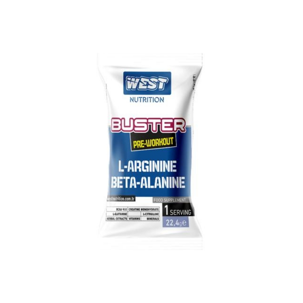 West Nutrition Buster L-Arjinin Beta Alanin Preworkout Tek Servis Saşe Paket Orman Meyveli